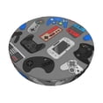 thumbnail image 1 of Bingfone13 Inch Padded Round Bar Stool Cover Cushion With Elastic Fabric Round Chair Seat - Video Game, 1 of 7