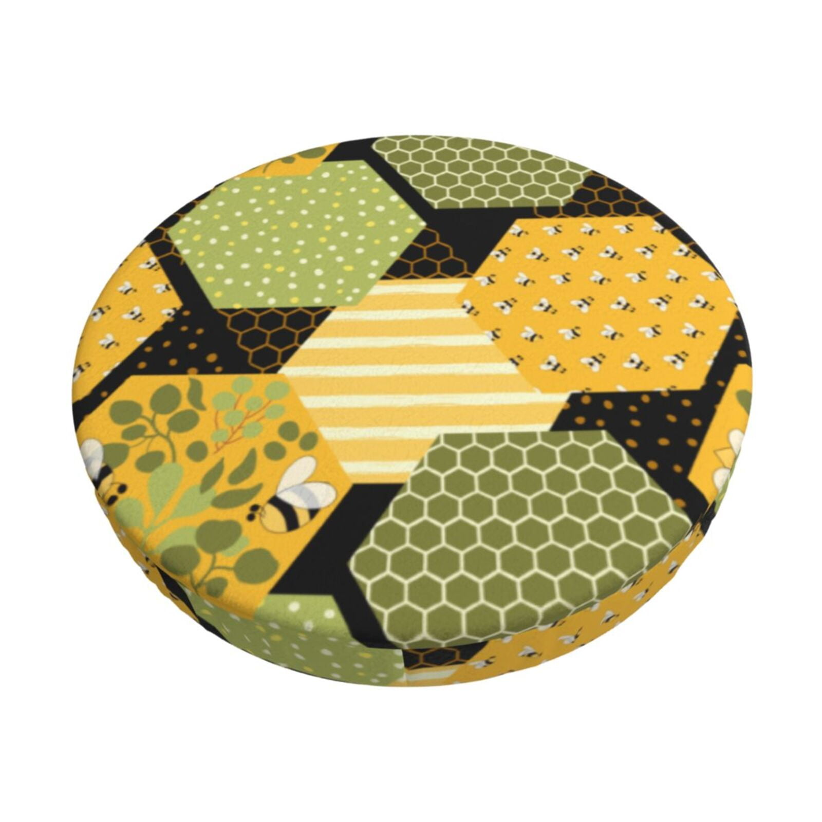 Levoberg Round Bar Stool Covers Linen Sponge Bar Stool