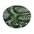 thumbnail image 1 of Bingfone14 Inch Padded Round Bar Stool Cover Cushion With Elastic Fabric Round Chair Seat - Green Snakeskin, 1 of 7