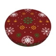 thumbnail image 1 of Bingfone14 Inch Padded Round Bar Stool Cover Cushion With Elastic Fabric Round Chair Seat - Merry Christmas, 1 of 7