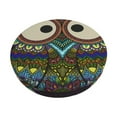 thumbnail image 1 of Bingfone14 inch Padded Round Bar Stool Cover Cushion with Elastic Fabric Round Chair Seat - Boho Owl, 1 of 7