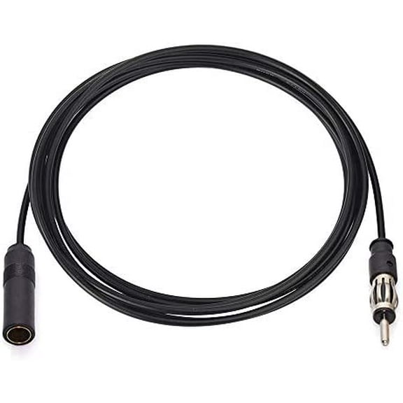 Bingfu Car Radio Antenna Extension Cable 10 feet / 3m Car FM AM Radio Car Antenna Extension Cable Cord DIN Plug Connector Coaxial Cable for Vehicle Truck Car Stereo Head Unit CD Media Receiver Player