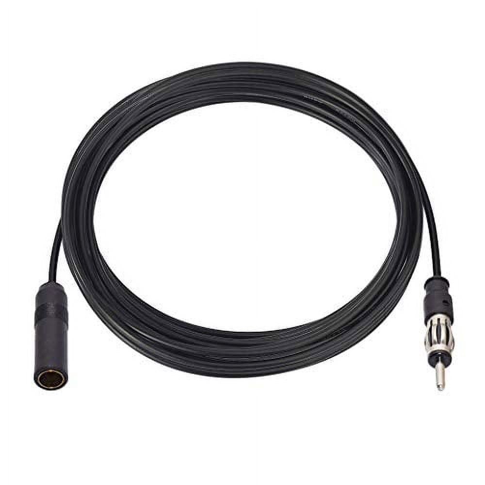 Bingfu Car Radio Antenna Extension Cable 20 feet Vehicle FM AM Radio