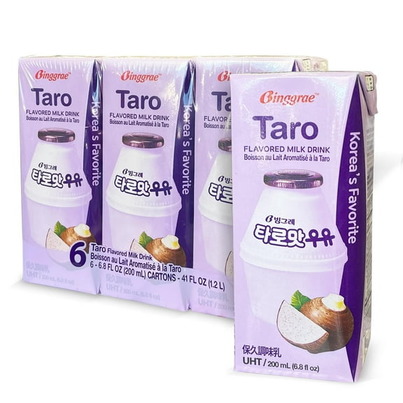 Binggrae Milk Drk 6Pk-Taro