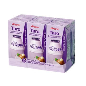 Binggrae Taro Flavored Milk Drink 6.8ozX6pack芋頭牛奶保久调味乳 - Walmart.com