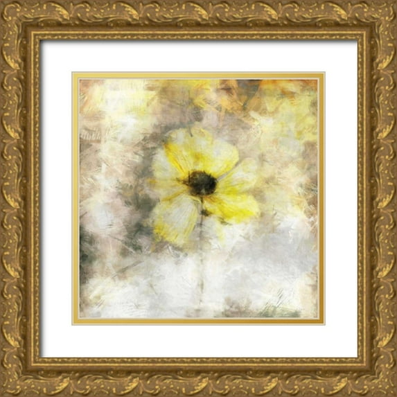 Bingham, John 20x20 Gold Ornate Wood Framed with Double Matting Museum Art Print Titled - Sepia Bloom IV