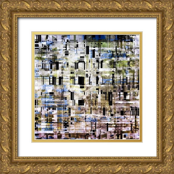 Bingham, John 20x20 Gold Ornate Wood Framed with Double Matting Museum Art Print Titled - Untitled #11