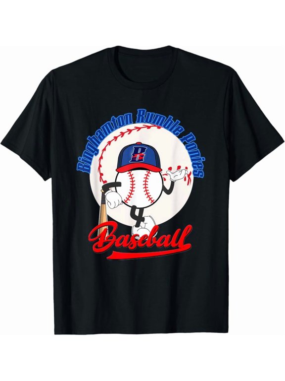 Binghamton Rumble Ponies Baseball Team T-Shirt All Size S-5XL