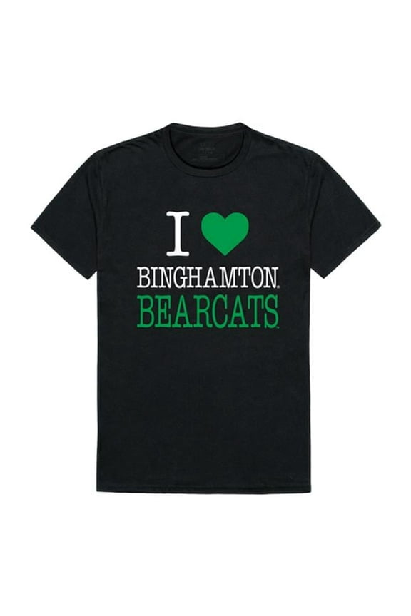 Binghamton University I Love T-Shirt, Black - 2XL