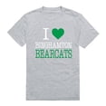 thumbnail image 1 of Binghamton University I Love T-Shirt, Heather Grey - 2XL, 1 of 1