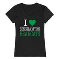 thumbnail image 1 of Binghamton University I Love Women T-Shirt, Black - Large, 1 of 1