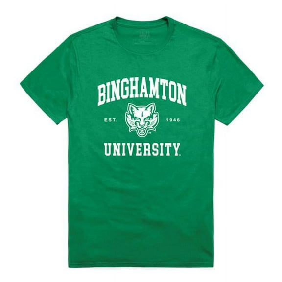 Binghamton University Men Seal T-Shirt, Kelly - 2XL