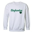 thumbnail image 1 of Binghamton University Script Crewneck T-Shirt, White - Extra Large, 1 of 1