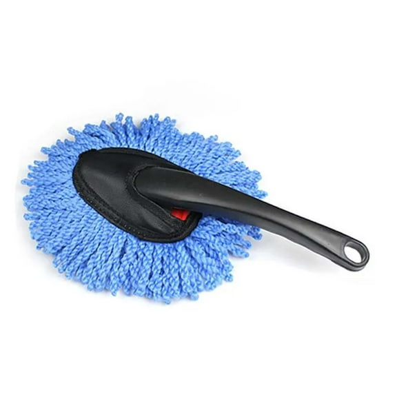 Binglerxi Blue Microfiber Car Duster Brush - Multi-Functional Cleaning Tool for Interior & Exterior Washing