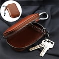 thumbnail image 1 of Binglerxi Leather Key Bag Without Zipper - Hanging Waist Key Holder for Car Keys & Accessories, 1 of 9