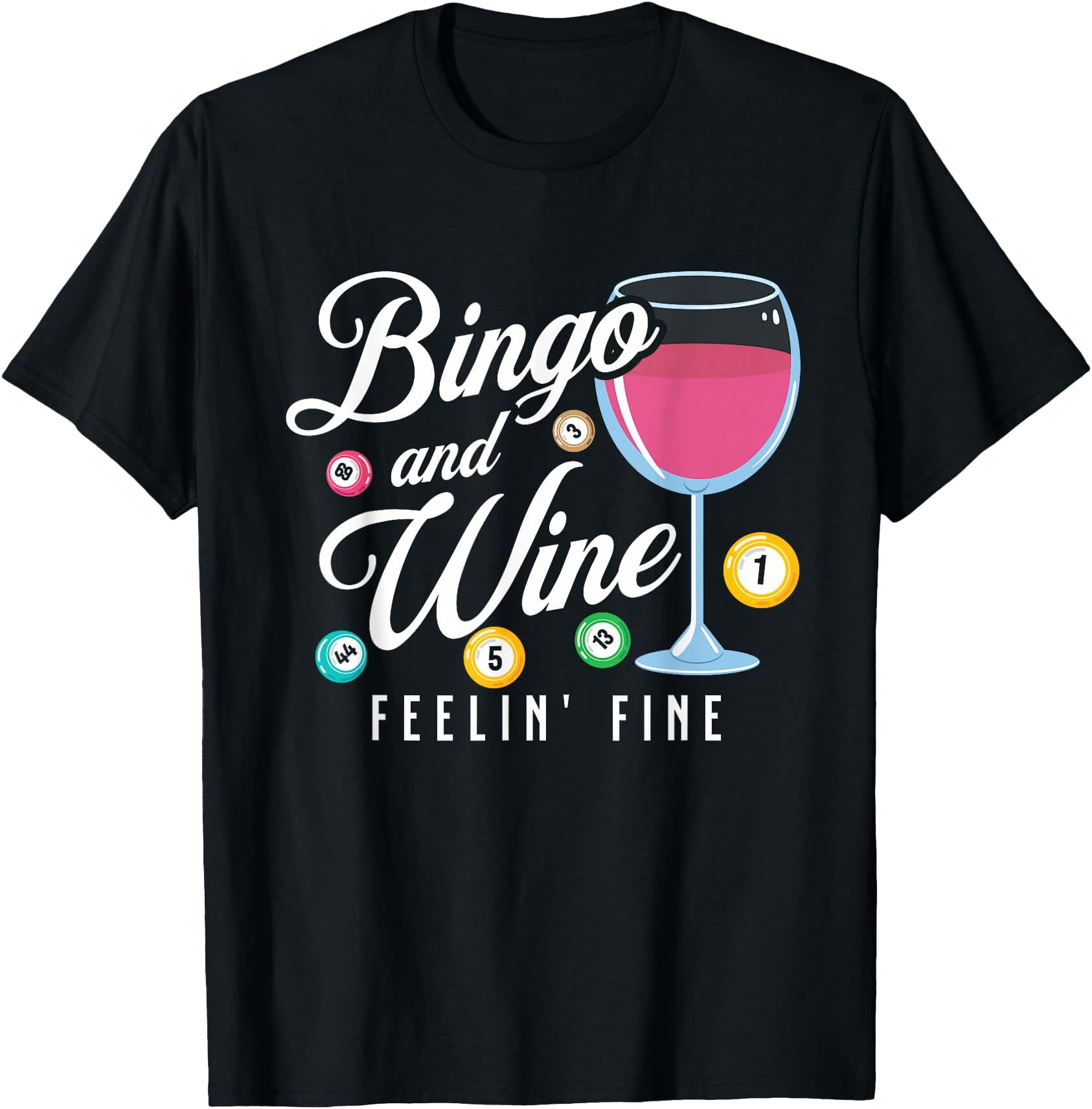 Bingo And Wine T T-Shirt - Walmart.com