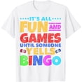 thumbnail image 1 of Bingo Caller Gambling Lottery Bingo Player Funny Bingo T-Shirt, 1 of 4