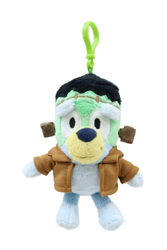 Frankenstein Plush Halloween Backpack Clip, 6.5" x 3", by Dan Dee