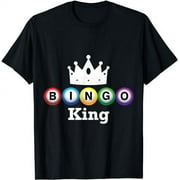 Bingo King Tshirt Players Fill in Bingo Card to Win Prizes