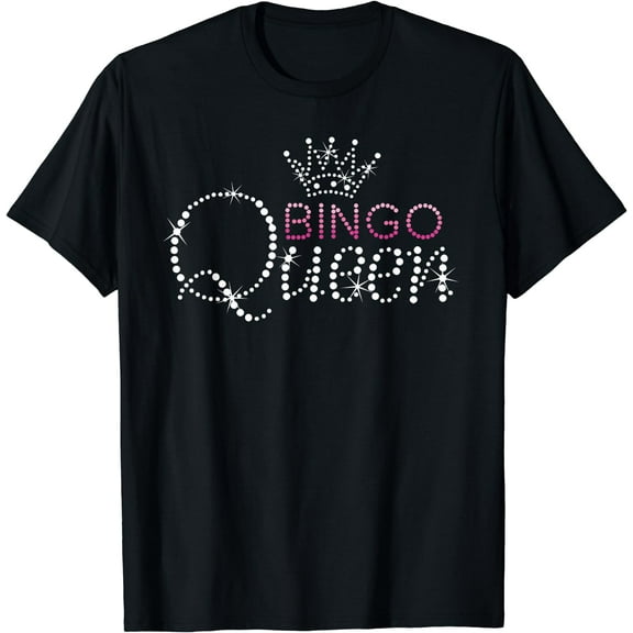 Bingo Shirt Bingo Queen Bingo Player Funny Women T-Shirt