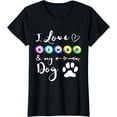 thumbnail image 1 of Bingo Shirt for Women I love Bingo and my Dog Gift T-Shirt, 1 of 3