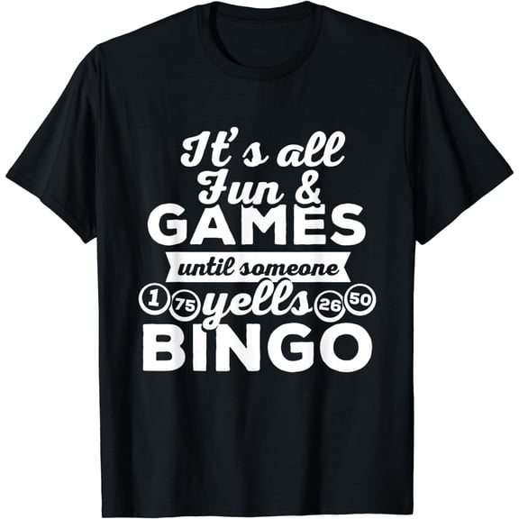 Bingo Yells - Funny Bingo Caller Outfit Bingo Player Gift T-Shirt