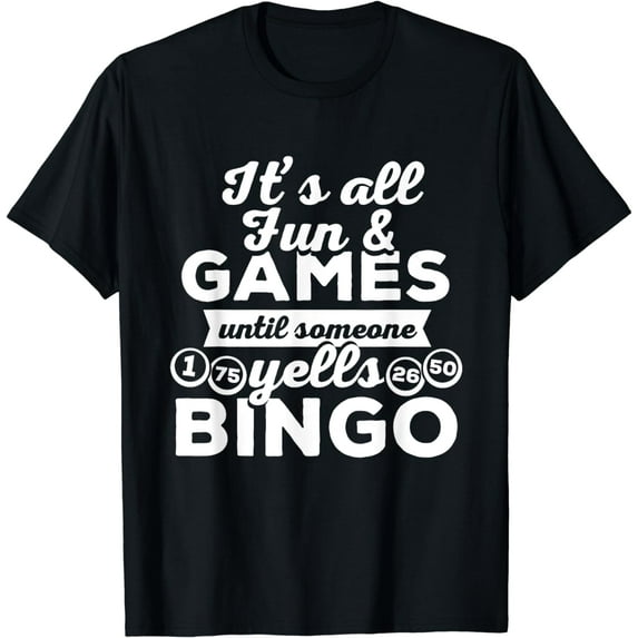 Bingo Yells - Funny Bingo Caller Outfit Bingo Player Gift T-Shirt