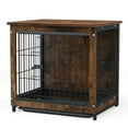 thumbnail image 1 of BingoPaw Dog Cage Wooden Crate with Wire for Small and Medium Dogs, 1 of 9
