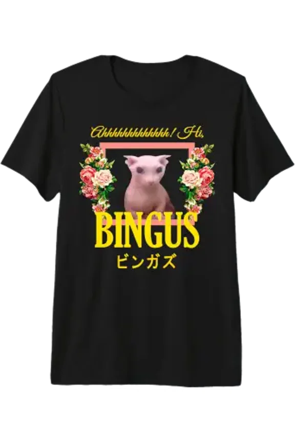 Bingus Flowers Tri-Blend T-Shirt