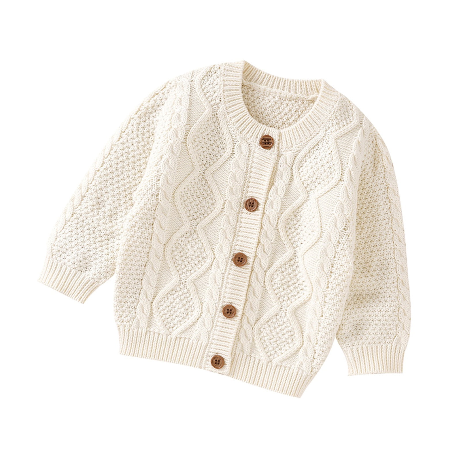 Binhe Baby Girl Boy Knit Cardigan Sweater Warm Pullover Tops Toddler