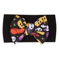 thumbnail image 1 of Binhe Baby Girls Headband Halloween Pumpkin Printed Hairbands Bow Knotted Headwrap for Solid Color to Soft and Comfortable to Wear with Sequins, 1 of 3