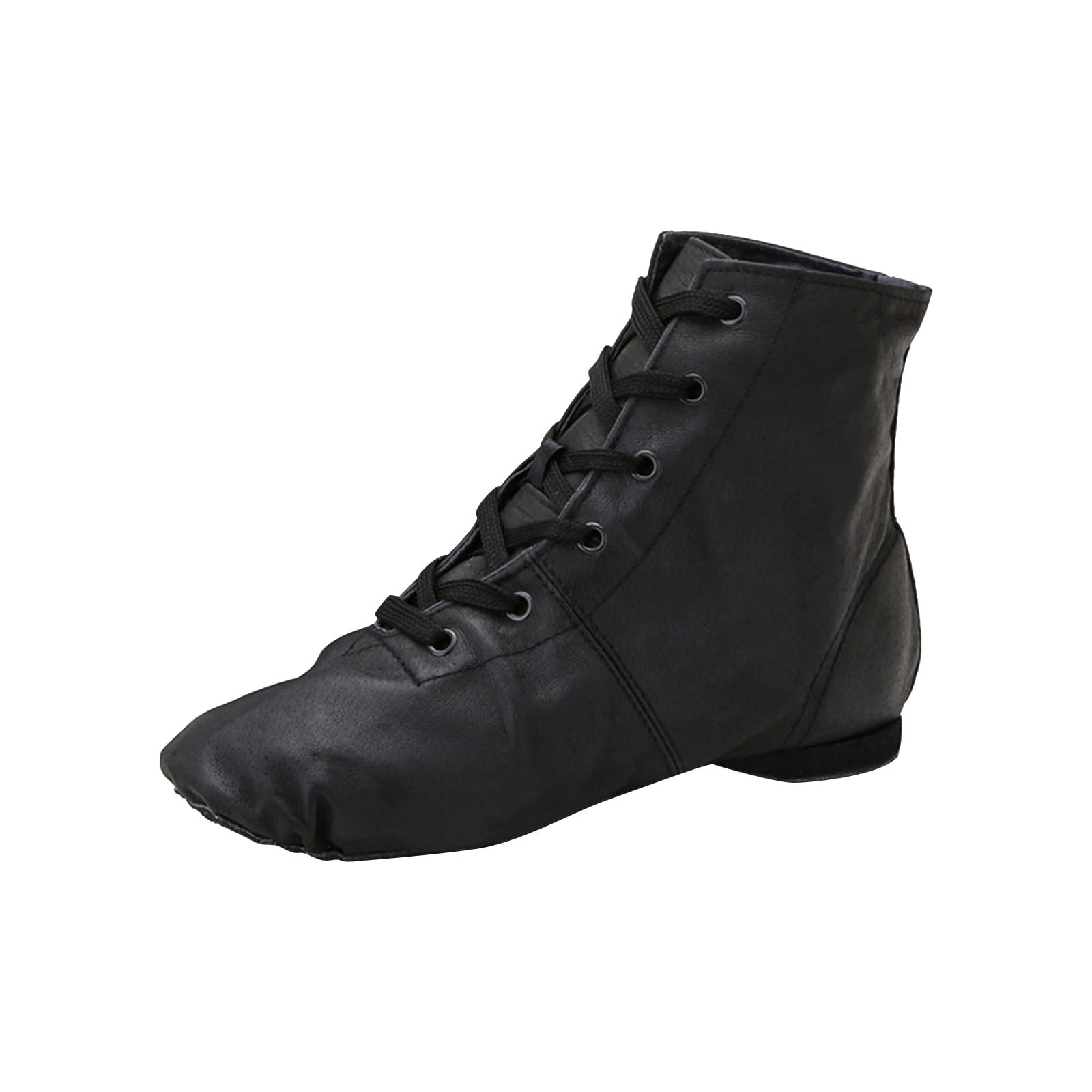 Binhe Children's Dance Shoes High-Top PU Leather Jazz Boots and