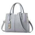 thumbnail image 1 of Binhe Fashion Handbag Simple Bag Large Capacity One Shoulder Women Bag with Solid Color to Zippered and Adjustable for Multiple Compartments, 1 of 3