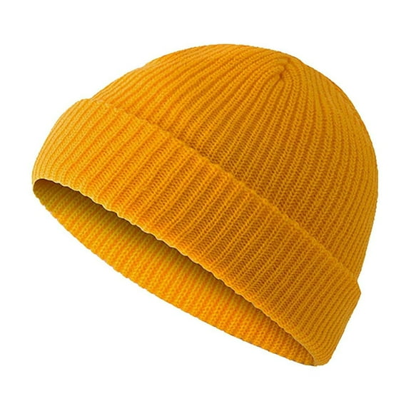 Binhe Hats For Big Kids Students Knit Cap Autumn Winter Solid Color Warm Cozy Ski Skully Stocking Cap Knitted is Comfortable to Breathable and Soft to Solid Color