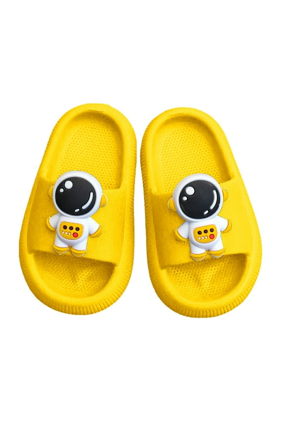 Slippers Boys Girls Shower Sandal Summer Cartoon Non Slip Bathroom Water Shoes for toddler with Slides Sandals Lightweight Open toe Teen Garden Clogs Kids Outdoor Beach Pool Shower