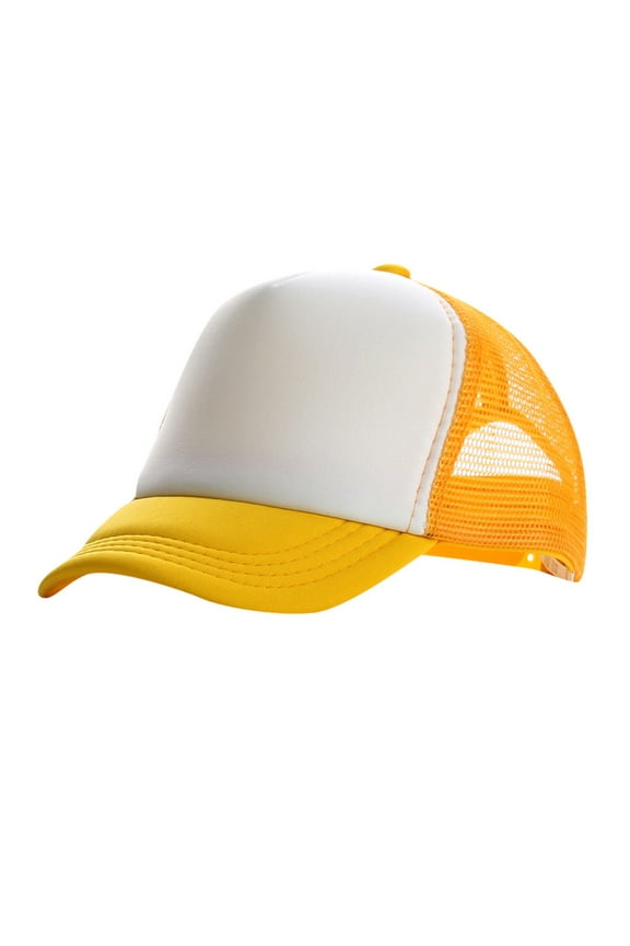 Summer Hat Cap Children Teenagers Hat Show Solid Kids Hat Boys Girls Hats Caps with Adjustable Trucker Hats Toddler ﻿ is Comfortable to Breathable and Soft to Mesh