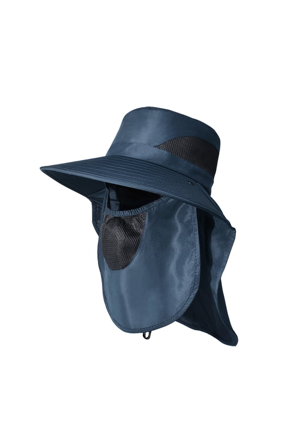 Sun Hat Sun Wide Brim Bucket Hat Foldable Outdoor Baseball Cap With Shawl to Protection Fishing Hats with Neck Flap to Covering the Face