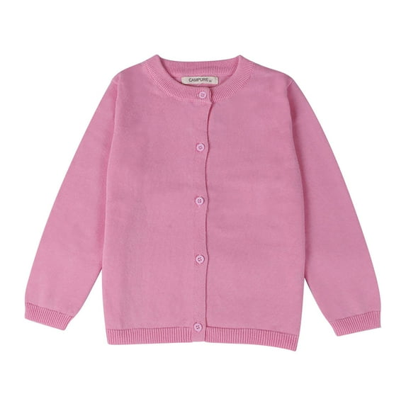Binhe Toddler Kid Boys Girls Clothes Knitted Colorful Solid Sweater Cardigan Coat Tops to Zipper with Simple and Fashionable for Children