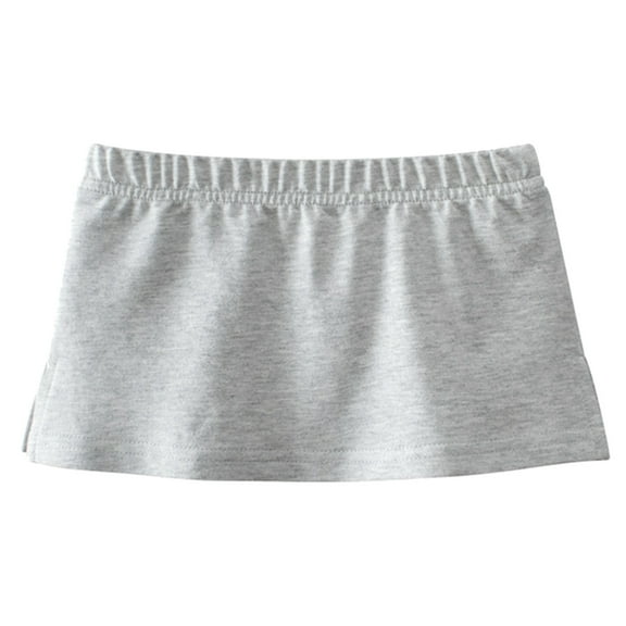 Binhe toddler Girls Summer Solid Casual Sports Skirts Clothes Set for Children Clothes with Pleated Skirts Girls' Tennis Skirts Golf to Running School Sport Skirts