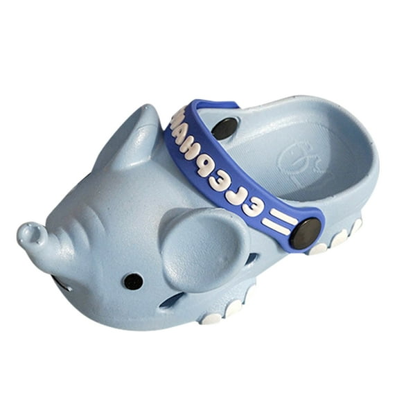 Binhe toddler Kids Baby Boys Girls Cartoon Elephant Animal Non-Slip Slippers Shoes with Slides Sandals Lightweight Open toe Teen Garden Clogs Kids Outdoor Beach Pool Shower