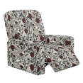 thumbnail image 1 of Binienty 4 Pack Red Rose Vine Recliner Chair Protector, with Side Pocket Recliner Slipcovers Washable Non Slip Recliner Chair Slipcover for Living Room Home, 1 of 8