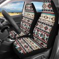 thumbnail image 1 of Binienty Aztec Geometry Print Universal 2pcs Front Seat Cover, Washable Soft Thin Driver Seat Protector, Vehicle Seat Protector Car Covers for Auto Sedan SUV Truck Auto Accessories, 1 of 7