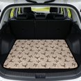 thumbnail image 1 of Binienty Beige Deer Pattern Universal Fit Car Trunk Cargo Liner, Anti-Slip Backing Durable Scratch Resistant Rear Trunk, Stylish Vehicle Interior Accessory for Sedan SUV 29" x 39, 1 of 7