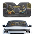 thumbnail image 1 of Binienty Black Cat Automobile Windshield Sun Shade Foldable Funny Animal Sun Cover for Front Window Easy Installation Sun Blocker Reflect UV Sun and Heat, 1 of 8