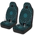thumbnail image 1 of Binienty Boho Car Seat Covers Front Seats Only Side Air Bag Compatible Waterproof Car Seat Cushions Universal Auto Accessories for Women Girly Auto Interior Set 2 Pack, 1 of 7