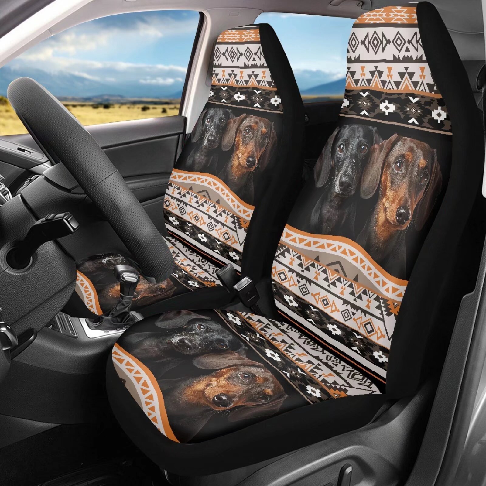 Automobile Seat Cover For Comforting Animal Friends