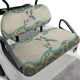 thumbnail image 1 of Binienty Boho Hummingbird Club Car Golf Cart Seat Cover Front Only Soft Cozy Golf Cart Seat Covers Kit 2 Pieces Universal for Most 2 Passenger Club Car, 1 of 8