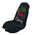 thumbnail image 1 of Binienty Cherry Sweat Towel Car Seat Cover Black Soft Breathable Cozy Removable Car Sweat Towel Front Seat Cover After Gym Workout Beach Swimming, 1 of 8