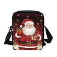 thumbnail image 1 of Binienty Christmas Santa Claus Crossbody Bags for Women Trendy Sling Bag For Women Crossbody Purse Small Phone Pouch Lightweight for Holiday Gifts for Daughter, 1 of 7