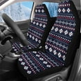 thumbnail image 1 of Binienty Christmas Stripes Vehicle Front Seat Covers Fuzzy Fluffy Auto Seat Covers Set Soft Plush Comfortable Carseat Cover Set of 2 Car Accessories for SUV Truck Van, 1 of 8